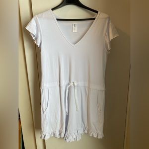 Smash + Tess White Romper “Getting Ready” outfit